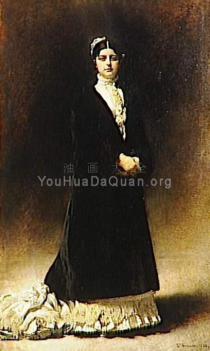 Portrait de la comtesse Emanuella Pignatelli Potocka - 莱昂·博纳特